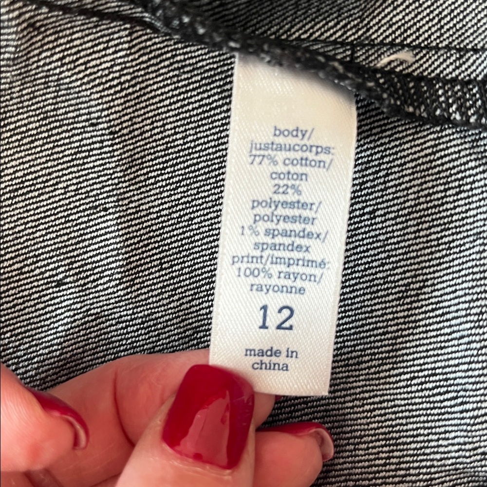 Justice Premium Leopard Jean Jacket - Picture 8 of 8